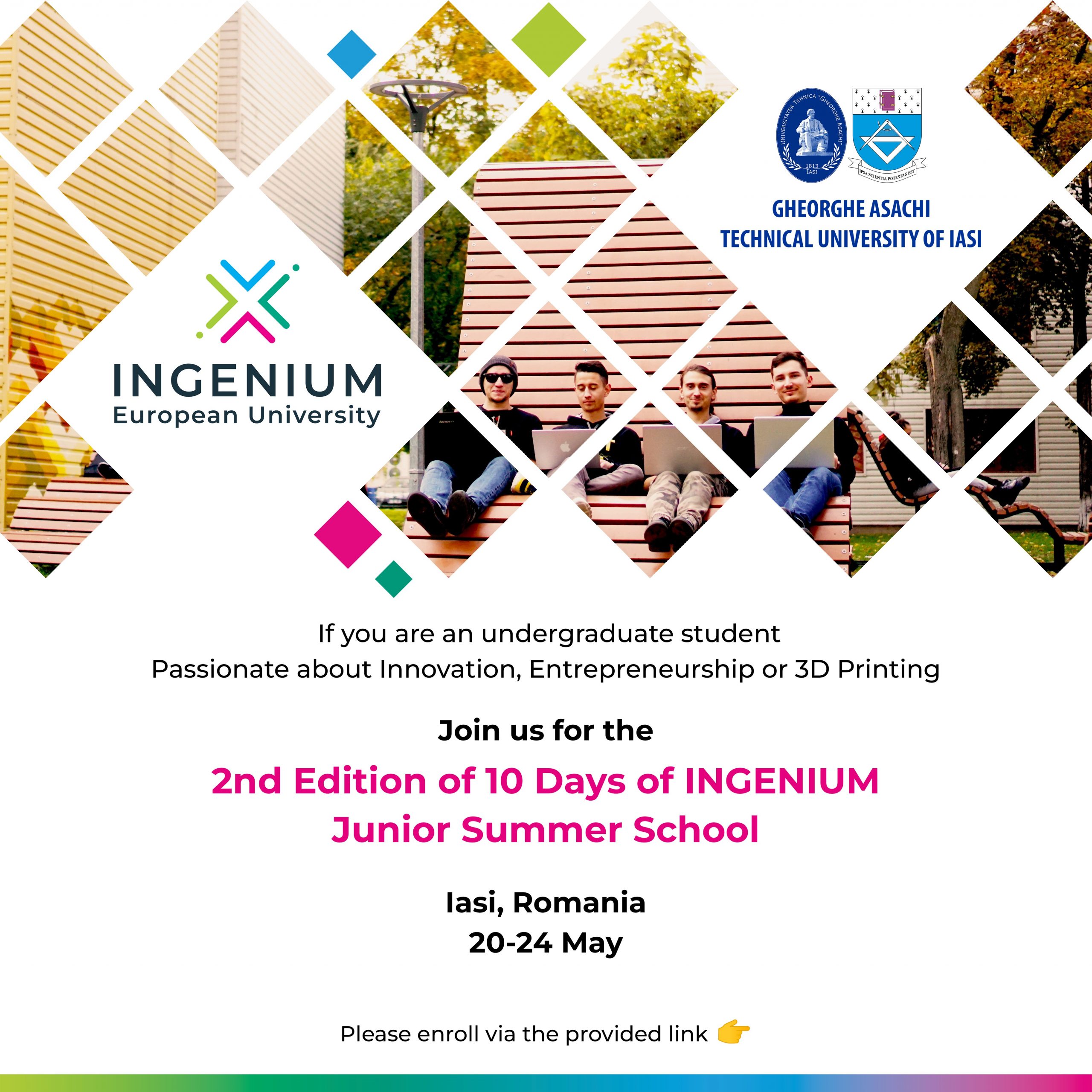 INGENIUM Summer Junior School: “Print your Mind in 3D – Empower Your Creativity” | ΝΕΑ ΠΡΟΘΕΣΜΙΑ: 04/04